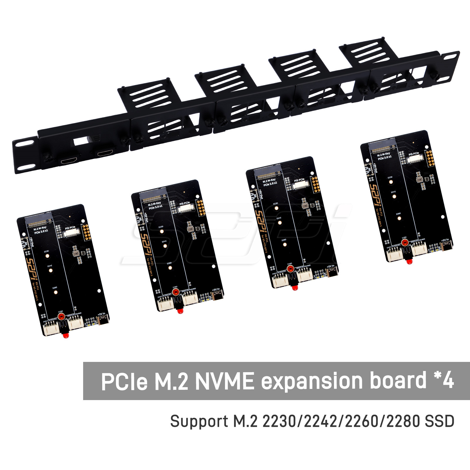 52Pi 1U Rackmount Steel Bracke - Deskpi Super6C ulasan dan harga